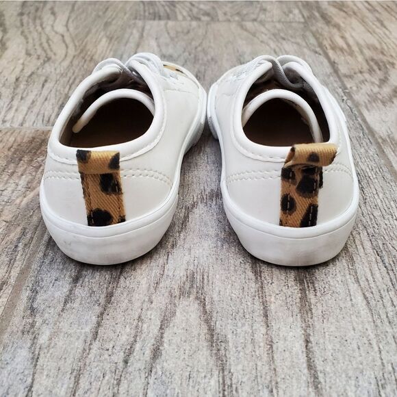 Old Navy White and Leopard Print Shoes Size 5 - Picture 5 of 10